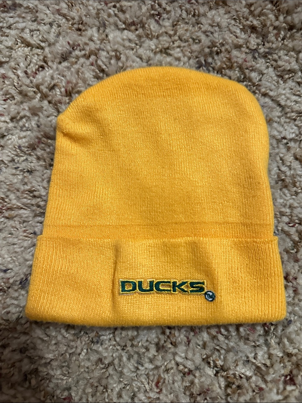 Oregon Ducks Yellow Infant Beanie Hat